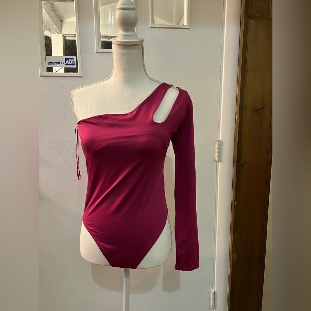 Zara pink bodysuit (L)